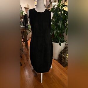 Calvin Klein Black Suede Dress